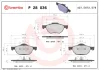 Колодка гальм. диск. HONDA ACCORD передн. (вир-во) BREMBO P-28-036 (фото 1)