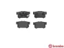 Колодка гальм. диск. HONDA ACCORD, CR-V задн. (вир-во) BREMBO P-28-051 (фото 2)