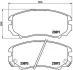 Колодка гальм. диск. HYUNDAI SONATA, TUCSON, KIA SOUL передн. (вир-во) BREMBO P-30-018 (фото 1)