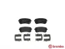 Колодка гальм. диск. HYUNDAI ACCENT, i30, задн. (вир-во) BREMBO P-30-051 (фото 2)