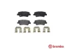 Колодка гальм. диск. HYUNDAI ACCENT IV, SONATA V задн. (вир-во) BREMBO P-30-067 (фото 2)