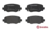 Колодка гальм. диск. JEEP CHEROKEE 13- задн. (вир-во) BREMBO P-37-020 (фото 2)