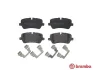 Колодка гальм. диск. RANGER ROVER 3.0, 3.0 TD, 5.0 07/13 - задн. (вир-во) BREMBO P-44-021 (фото 2)