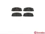 Колодка гальм. диск. MAZDA 6 (GG, GY, GF) задн. (вир-во) BREMBO P-49-036 (фото 2)