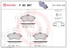 Колодка гальм. диск. MB C-CLASS передн. (вир-во) BREMBO P-50-067 (фото 1)