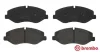 Колодка гальм. диск. передн. (вир-во) BREMBO P-50-129 (фото 2)