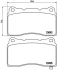 Колодка гальм. диск. MITSUBISHI LANCER VI, SUBARU IMPREZA передн. (вир-во) BREMBO P-54-039 (фото 1)