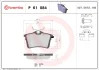 Колодка гальм. диск. CITROEN BERLINGO 08-; PEUGEOT PARTNER08-,308 SW 07- задн. (вир-во) BREMBO P-61-084 (фото 1)