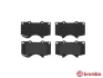 Колодка гальм. диск. TOYOTA LAND CRUISER (J12) передн. (вир-во) BREMBO P-83-102 (фото 2)