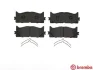 Колодка гальм. диск. TOYOTA CAMRY передн. (вир-во) BREMBO P-83-117 (фото 2)