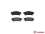 Колодка гальм. диск. LEXUS RX, TOYOTA PRIUS задн. (вир-во) BREMBO P-83-152 (фото 2)