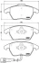 Колодка гальм. диск. AUDI A3, SEAT, SKODA, VW передн. (вир-во) BREMBO P-85-075 (фото 1)
