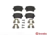 Колодка гальм. диск. AUDI Q3, VW PASSAT, TIGUAN задн. (вир-во) BREMBO P-85-109 (фото 2)