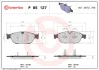 Колодка гальм. диск. AUDI A8 3.0 4.2TFSI QUATTRO,3.0 4.2TDI QUATTRO 09 - передн. (вир-во) BREMBO P-85-127 (фото 1)