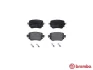 Колодка гальм. диск. SKODA OCTAVIA 1.8 2.0 2012-,SEAT LEON 2012- задн. (вир-во) BREMBO P-85-135 (фото 2)