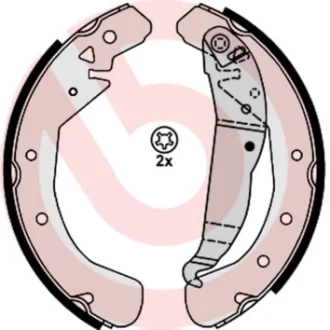 Колодка гальм. барабан. задн. (вир-во) BREMBO S-59-525