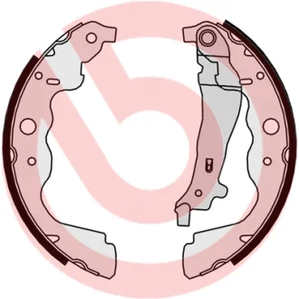 Колодка гальм. барабан. RENAULT DUSTER, SANDERO задн. (вир-во) BREMBO S-68-546