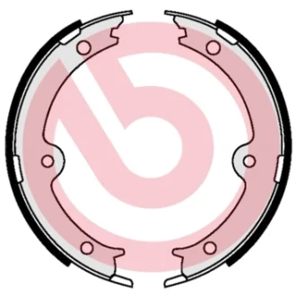 Колодка гальм. барабан. задн. (вир-во) BREMBO S-83-564