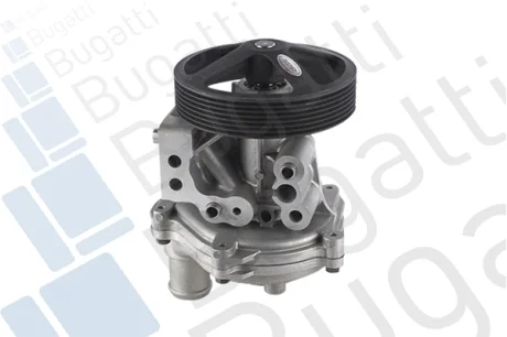 Помпа води Ford Transit VII/VIII 2.4DI/TDCi/TDE 00-14 (R/B) (8 лоп.) (7 кан.) (с корпусом) BUGATTI PA10095