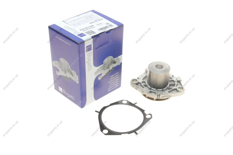 Помпа води Fiat Doblo/Opel Combo/Astra H/J/Zafira B/C/Vectra 1.6/1.9/2.0CDTI 10- BUGATTI PA10184 (фото 1)