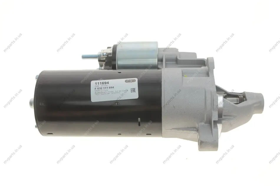 Стартер VW Passat/Audi A4/A6 1.9 TDi 96-05/Skoda Superb 1.9 TDi 01-08 (12V/1.8kw) (z=9/10) = 111694 HC- F 032 111 694 CARGO F-032-111-694 (фото 1)