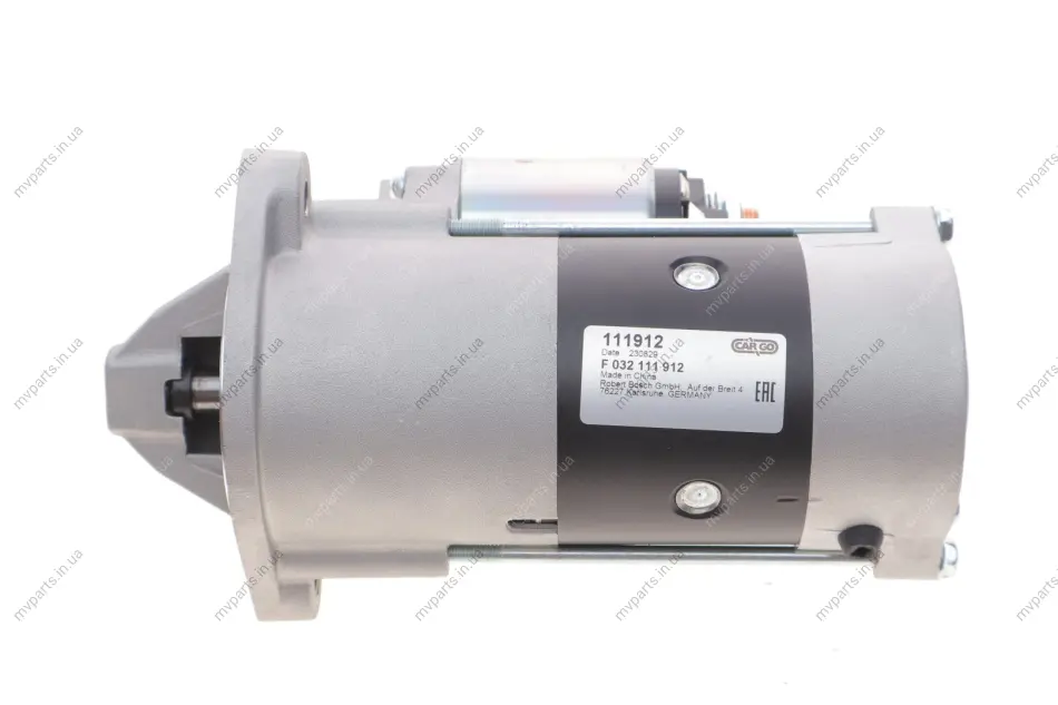 Стартер Mitsubishi Pajero II/L200/Colt 1.8-2.5 D 86-/Hyundai H-1 2.5 TD 00-07 (12V/2.2kw) (z=10) = 111912 HC- F 032 111 912 CARGO F-032-111-912 (фото 1)