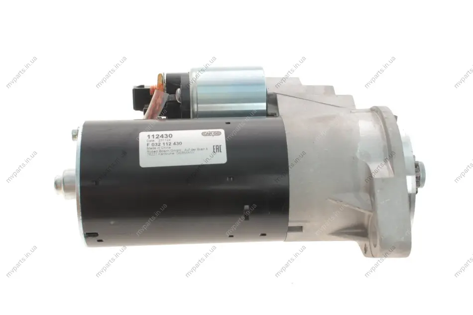 Стартер VW LT 2.5D 99-06 (2kw) (z=9) = 112430 HC- F 032 112 430 CARGO F-032-112-430 (фото 1)