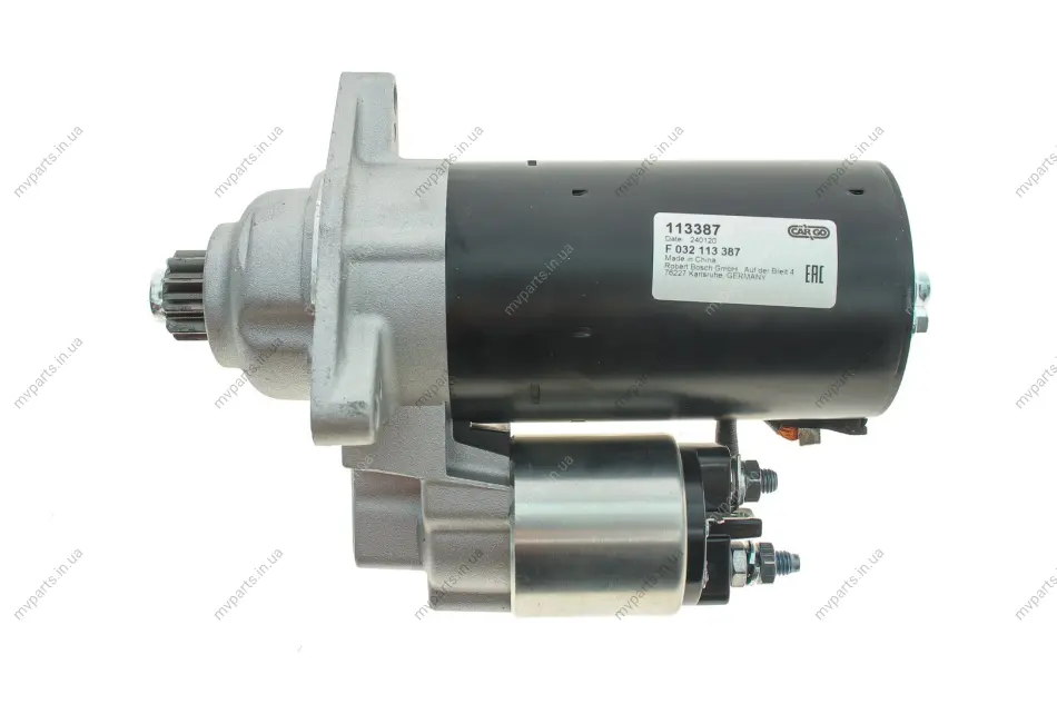 Стартер VW T4 (12V/2kw) = 113387 HC- F 032 113 387 CARGO F-032-113-387 (фото 1)