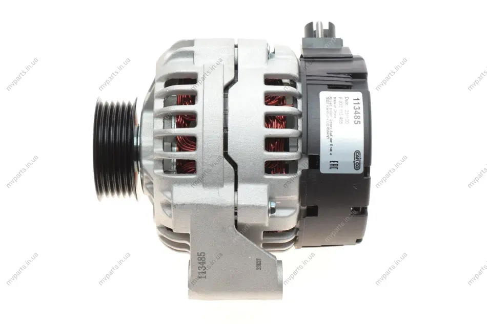 Генератор Citroen Berlingo/Jumpy/Peugeot Expert/Partner 1.8/1.9D 96-02 (14V/80A) = 113485 HC- F 032 113 485 CARGO F-032-113-485 (фото 1)