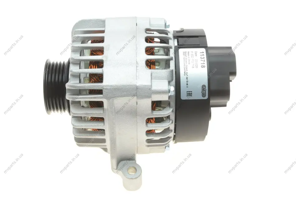 Генератор Citroen C4 2.0 16V 04-07/Fiat Fiorini/Punto 1.2/1.4 99- (14V/70A) = 113718 HC- F 032 113 718 CARGO F-032-113-718 (фото 1)