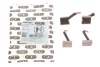 Щітки стартера Audi 100 (C1) 1.8 68-71 (12V) 18x7x16 = BSX1044 HC- F 032 900 043 CARGO F-032-900-043 (фото 2)