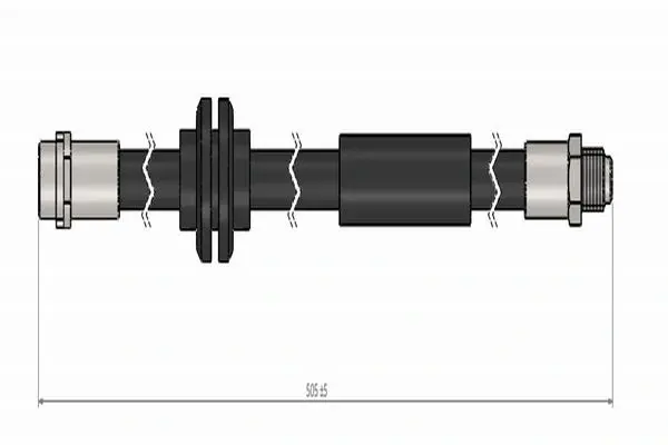 Шланг гальмівний (передній) MB C-class (W202)/S (W140/C140) 91-00 CAVO C900 311A Cavo C900-311A (фото 1)