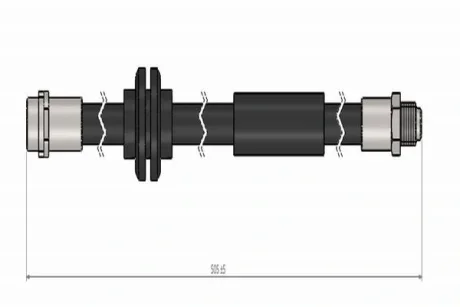 Шланг гальмівний (передній) MB C-class (W202)/S (W140/C140) 91-00 CAVO C900 311A Cavo C900-311A