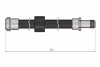 Шланг гальмівний (передній) MB Vito (W639) 03- (605mm) (М10x1mm) CAVO C900 673A Cavo C900-673A (фото 1)