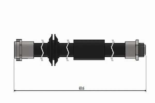 Шланг гальмівний (передній) MB M-class (W164)/GL (X164) 05- CAVO C900 679A Cavo C900-679A (фото 1)
