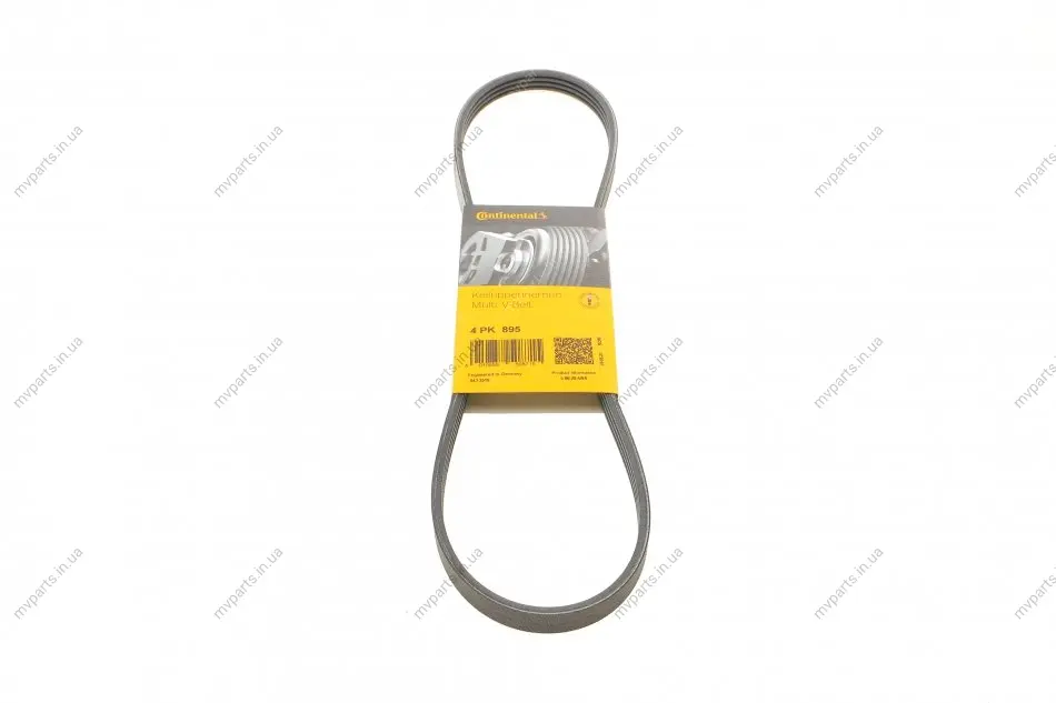 Ремінь генератора Honda CR-V 2.0 16V 4WD 95-02/Subaru Forester/Impreza/Legacy 1.5-2.5 92-09 CONTINENTAL Contitech 4PK895 (фото 1)