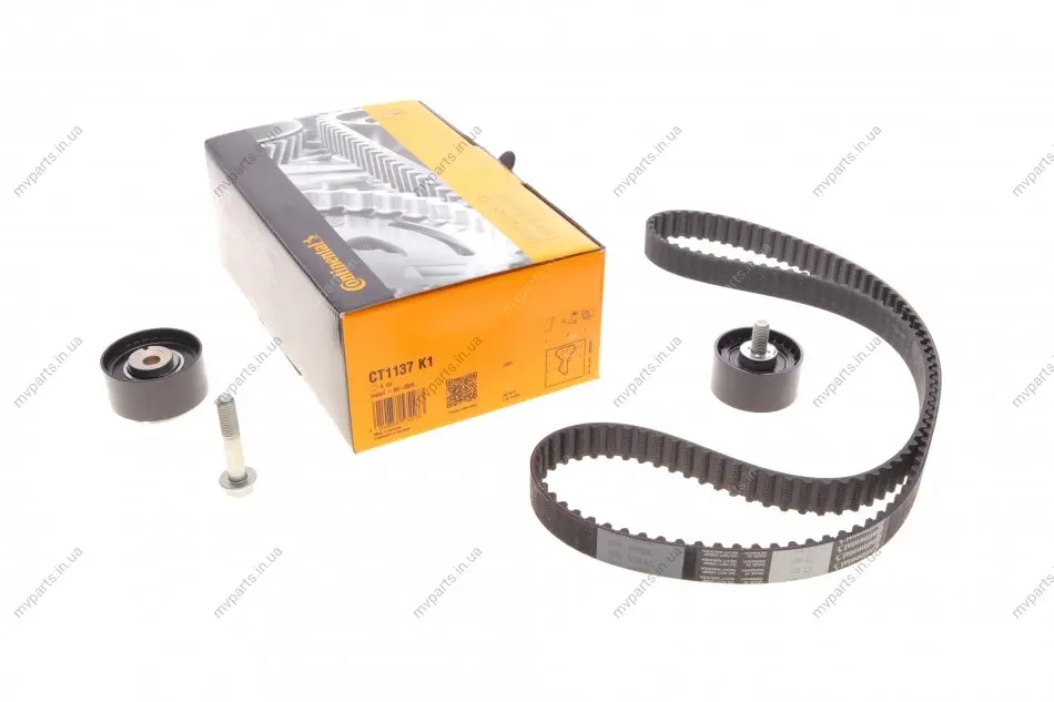 Комплект ГРМ Lada Kalina/Priora/Vesta 1.4/1.6 04- (22x137z) CONTINENTAL Contitech CT1137K1 (фото 1)
