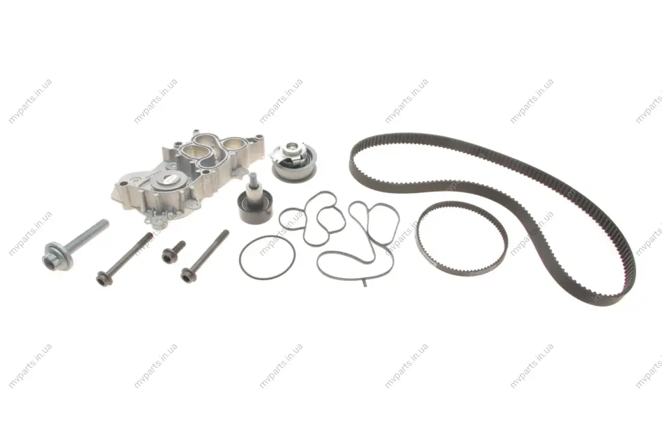 Комплект ГРМ + помпа VW Polo/Skoda Fabia 1.0-1.6 TSI 14- (10x81z/20x163z) CONTINENTAL Contitech CT1167WP3PRO (фото 1)