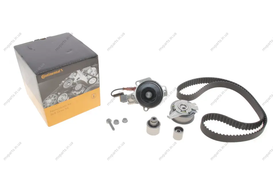 Комплект ГРМ + помпа Audi A3/A4/Q2/Q5/Skoda Octavia IV/VW Golf VII/Passat B8 2.0 TDI 12- (25x145z) CONTINENTAL Contitech CT1168WP4 (фото 1)