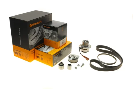 Комплект ГРМ + помпа Audi A3/A4/A5/A6/Q3/VW Caddy/T6 2.0TDI 15-/Golf VII 1.6TDI/2.0TDI 12- (25x145z) CONTINENTAL Contitech CT1168WP8PRO
