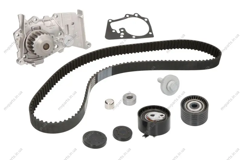 Комплект ГРМ + помпа Renault Kangoo/Dacia Logan/Sandero 1.4/1.6 16V 01- (27.4x132z) CONTINENTAL Contitech CT1179WP3 (фото 1)