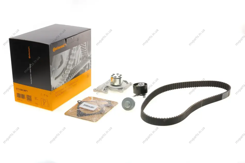 Комплект ГРМ + помпа Renault Clio/Kangoo/Megane/Scenic/Dacia Dokker/Duster/Logan 1.5dCi 08-(27x119z) CONTINENTAL Contitech CT1184WP1 (фото 1)