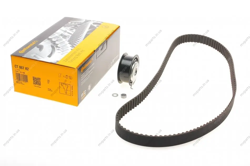 Комплект ГРМ VW Caddy II/T4 1.9D/TD 90-04 (25.4x137z) CONTINENTAL Contitech CT867K2 (фото 1)