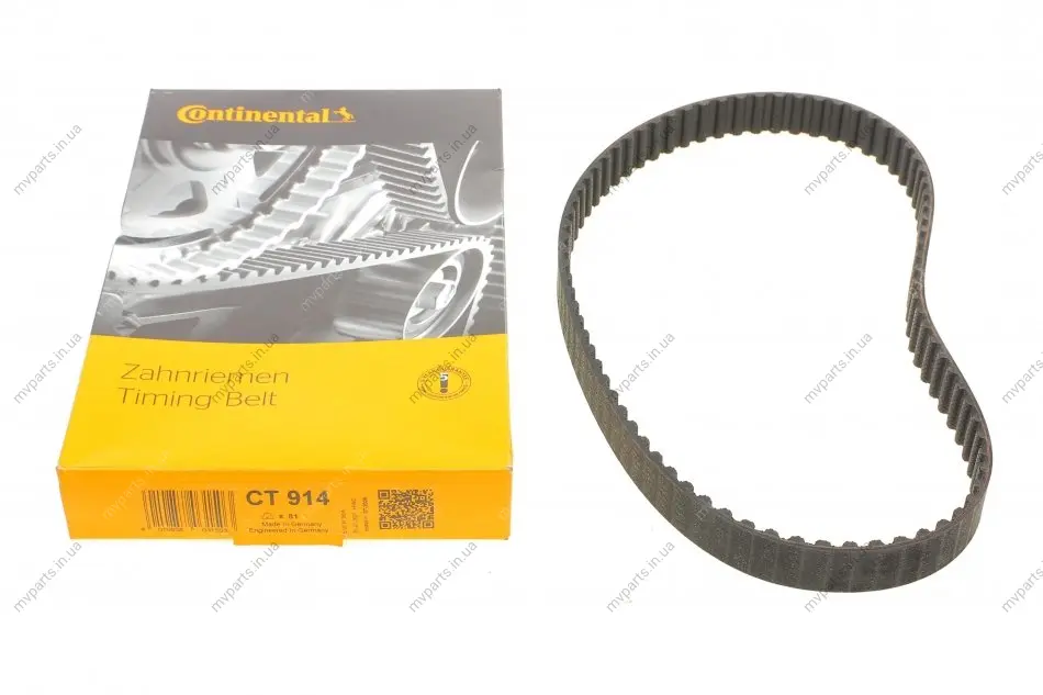 Ремінь ПНВТ VW LT/VW T4 2.5TDI/SDI 96-06/Volvo 850/S70/S80/V70 2.5TDI 95-07 (81x20.8) CONTINENTAL Contitech CT914 (фото 1)