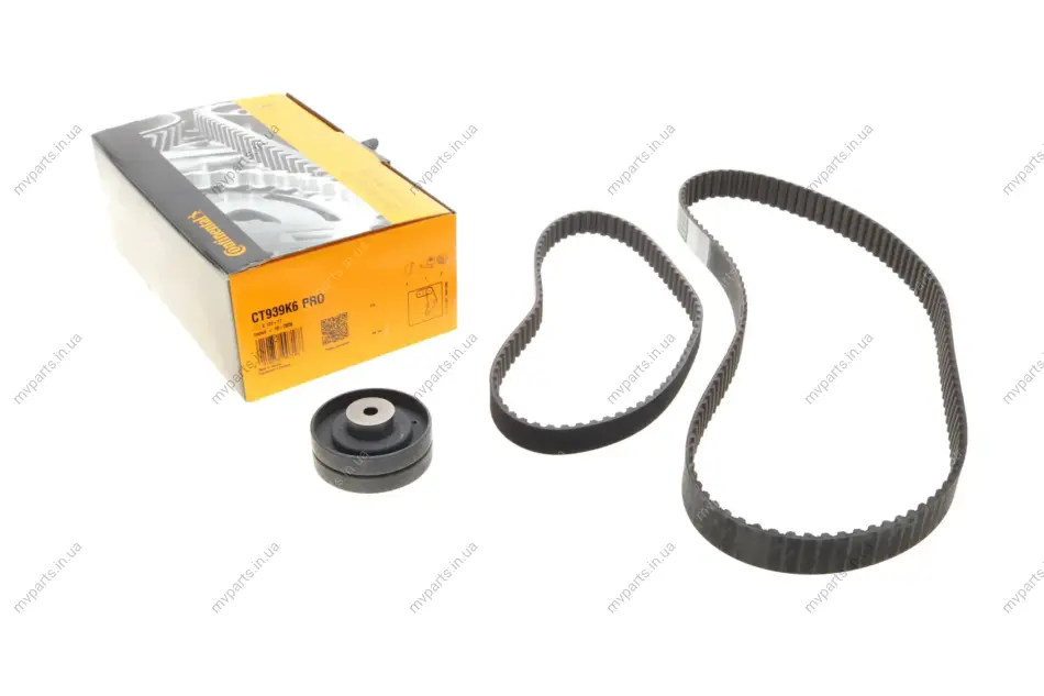 Комплект ГРМ + ТНВД VW T4 2.4D 90-98 (26.4x122z/20.1x77z) (2 ремені) CONTINENTAL Contitech CT939K6PRO (фото 1)
