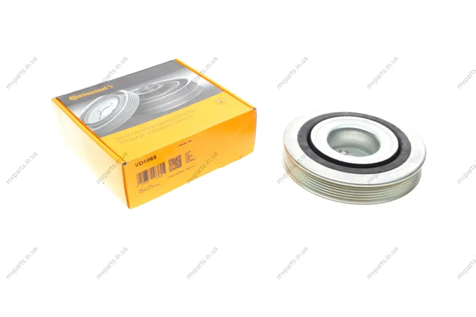 Шків колінвалу Fiat Doblo/Punto/Bravo/Stilo 1.9JTD 96-/Opel Astra H/Combo/Zafira 1.9CDTi 03-15 (6PK) CONTINENTAL Contitech VD1065 (фото 1)