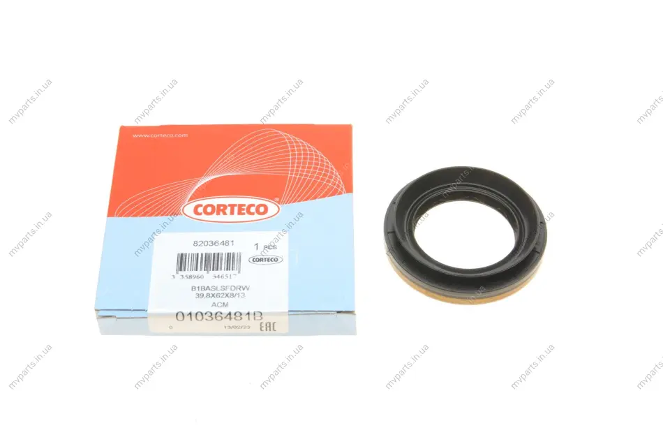 Сальник КПП Ford Transit Connect 1.5 TDCi 15- (39.9x62x8/13) CORTECO 01036481B (фото 1)