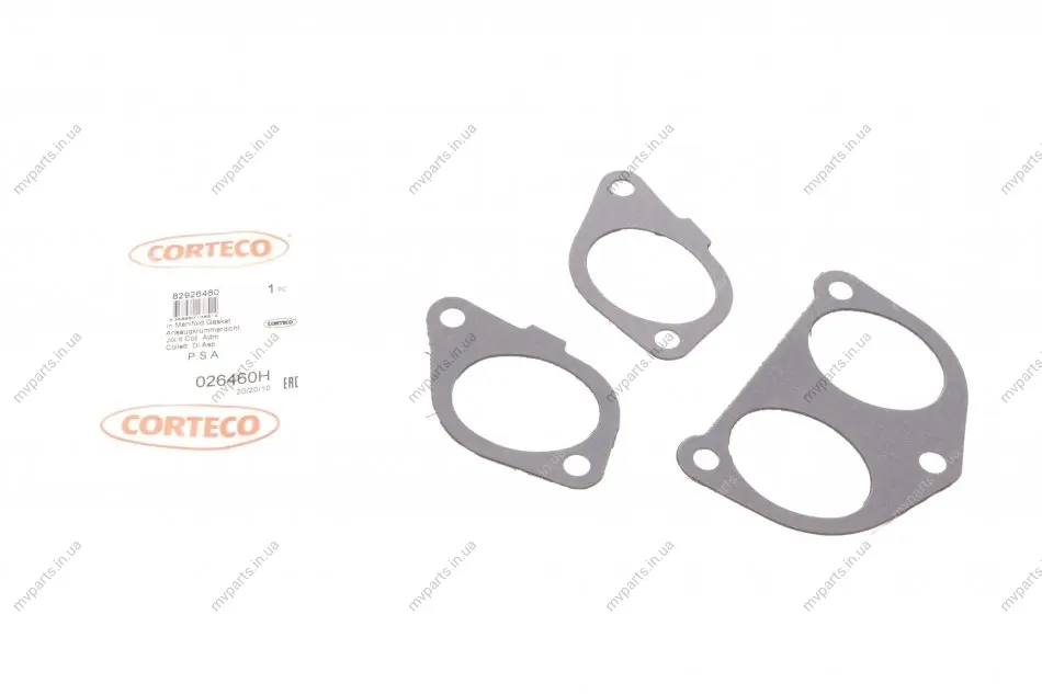 Прокладка колектора впускного Fiat Scudo/Peugeot Expert 1.9D 98-06 (к-кт) CORTECO 026460H (фото 1)
