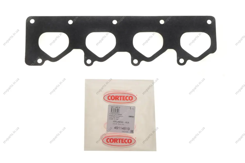 Прокладка колектора впускного Hyundai Elantra/i30/Kia Cee\'d/ 1.8/2.0/2.0LPG 00- CORTECO 49114819 (фото 1)