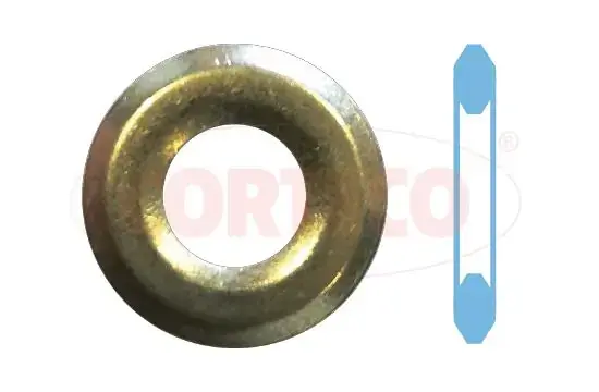 Шайба під форсунку Toyota Corolla 1.4D 04-07 (7.3x16x3) (к-кт 4шт) CORTECO 49430770 (фото 1)